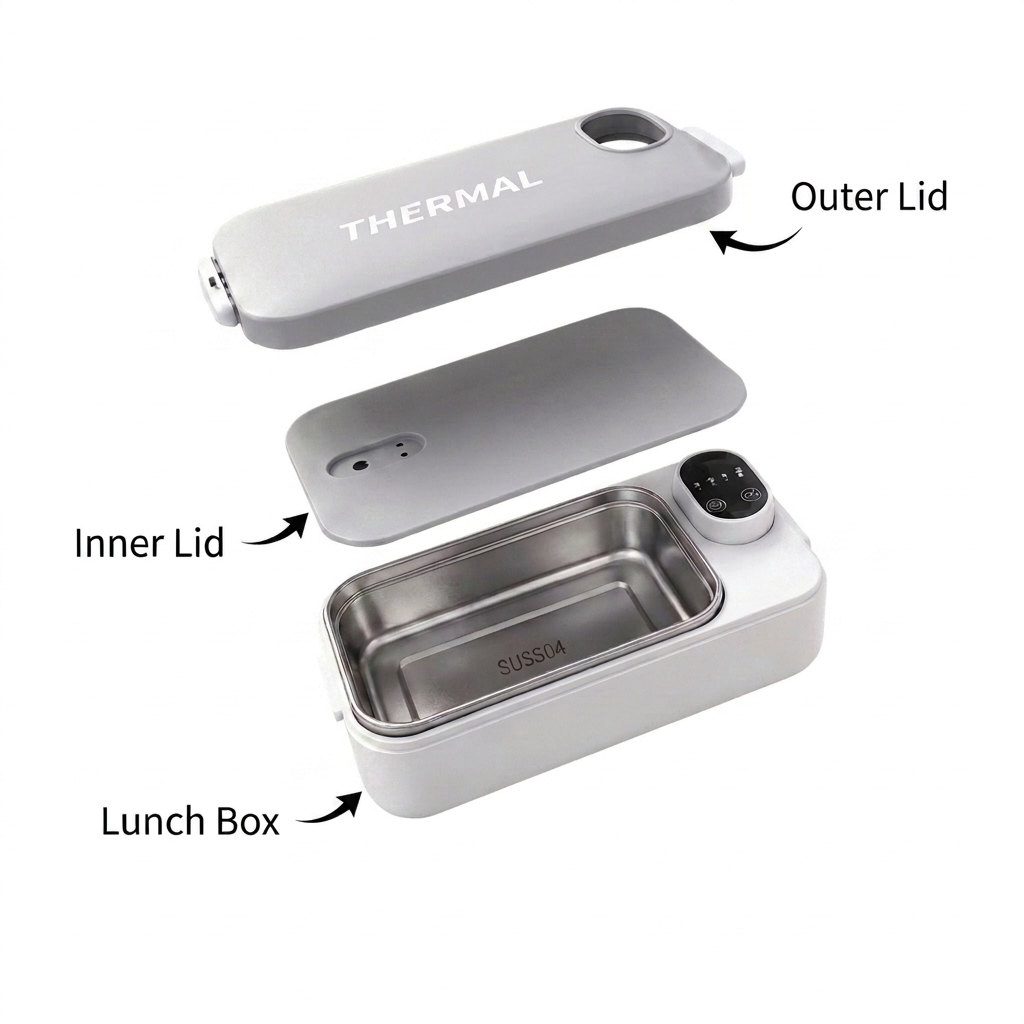ThermalBox self-heating lunch box