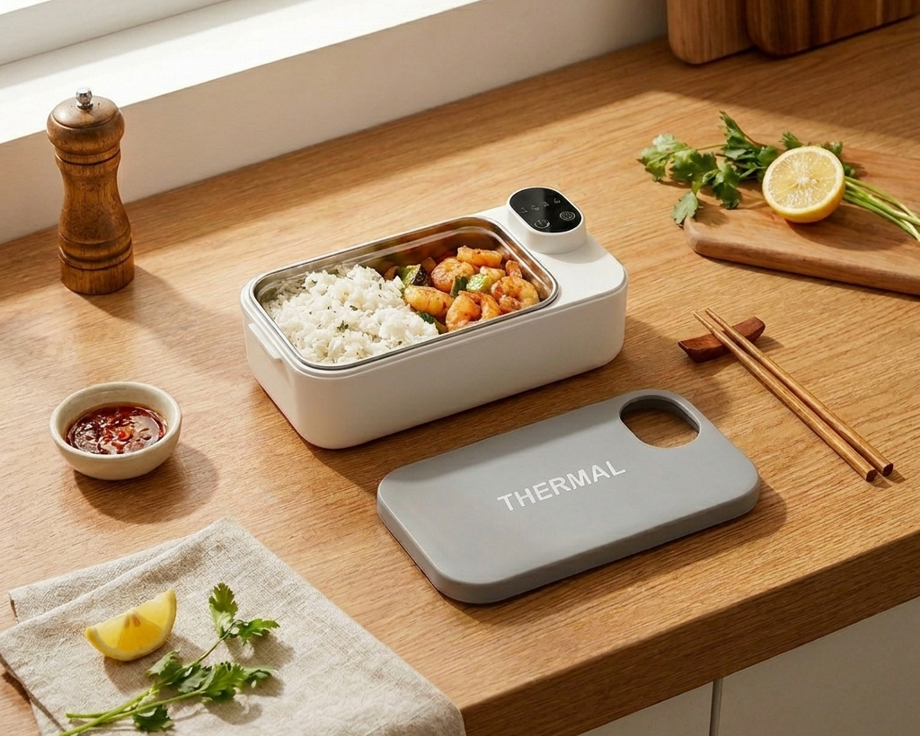 ThermalBox self-heating lunch box
