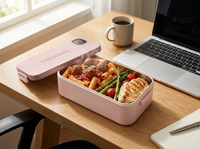 ThermalBox full 900ml meal on office desk